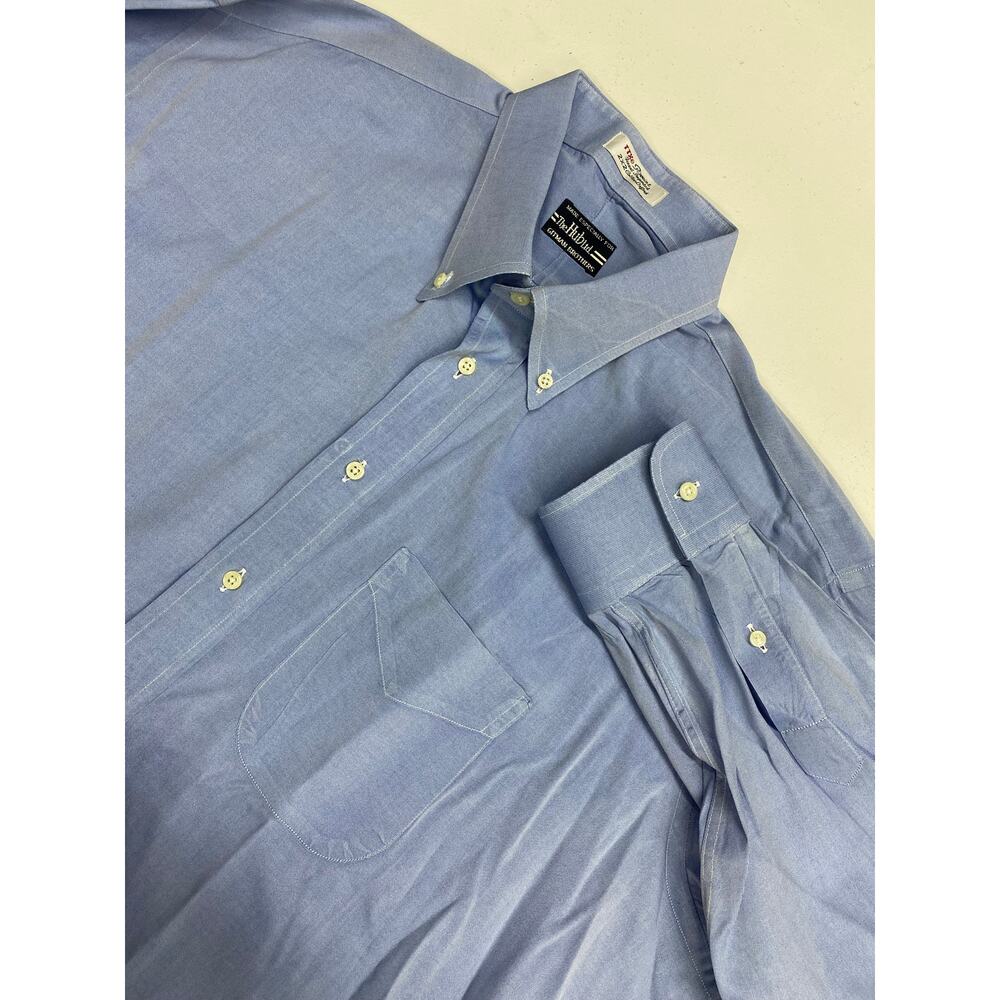VTG Gitman Brothers USA TTX Pinpoint pocket button up dress shirt 18.5-33